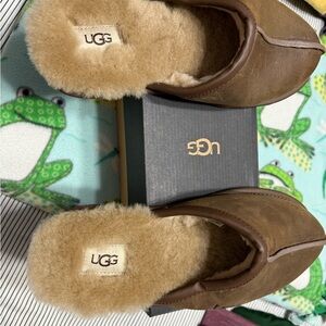 UGG Tan Sheepskin Slippers